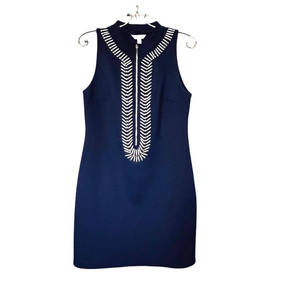 Lilly Pulitzer Navy Blue Sleeveless Dress Size M